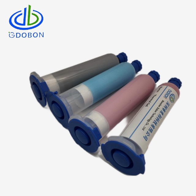 Single-Component Thermal Conductive Gel, Pink Blue Gray Thermal Gel, 1-8W/MK Thermal Grease